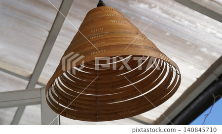Bamboo Hanging Lamp Natural Light Fixture Interior Design Bamboo Hanging Lamp Natural Light Fixture Interior Design 140845710