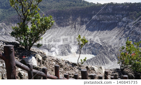Tangkuban Perahu Volcano Landscape Scenery and Flora Tangkuban Perahu Volcano Landscape Scenery and Flora 140845735