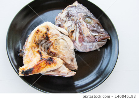 Grilled sea bream helmet Grilled sea bream helmet 140846198