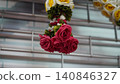 Beautiful Floral Garland Decoration Handmade Arrangement 140846327
