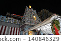 Sri Veeramakaliamman Temple in Singapore at Night 140846329