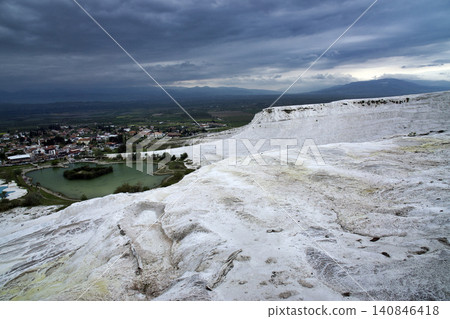 96337 Pamukkale travertine terraces 96337 Pamukkale travertine terraces 140846418