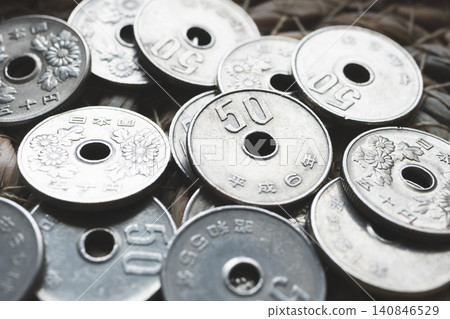 50 yen coin 50 yen coin 140846529