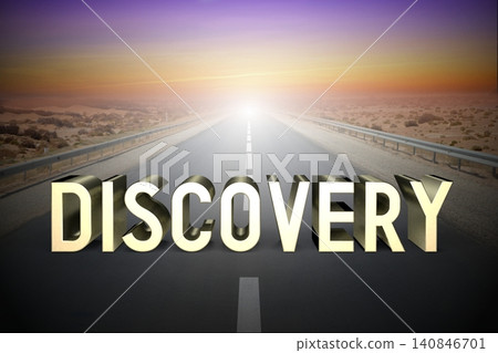 Discovery concept, road - 3D rendering Discovery concept, road - 3D rendering 140846701