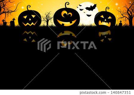 Halloween card - template Halloween card - template 140847351