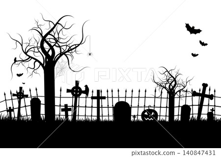 Halloween card - template Halloween card - template 140847431