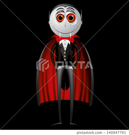 Count Dracula (vampire) - Halloween illustration 140847791