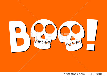 Halloween illustration with skulls Halloween illustration with skulls 140848065
