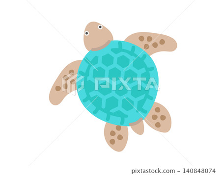 Sea turtle illustration Sea turtle illustration 140848074