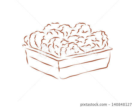 A Box Of Crispy Fried Chicken Nuggets For A Quick Snack Vector Illustration A Box Of Crispy Fried Chicken Nuggets For A Quick Snack Vector Illustration 140848127