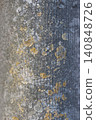 Old asbestos slate covered with lichen, close-up 140848726