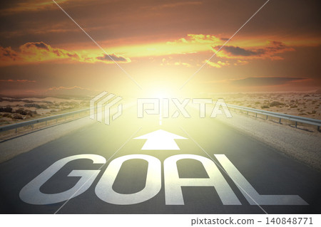 Road concept - goal 140848771