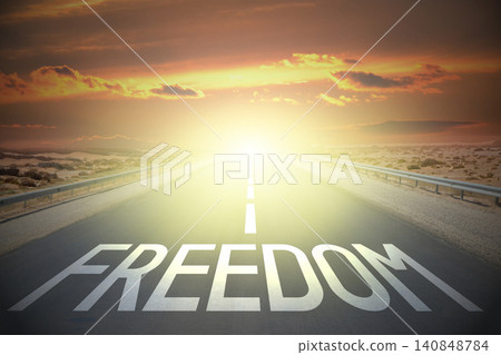 Road concept - freedom Road concept - freedom 140848784