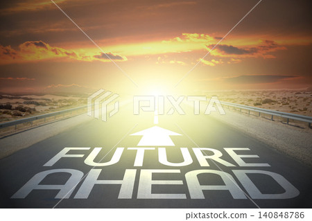Road concept - future ahead Road concept - future ahead 140848786