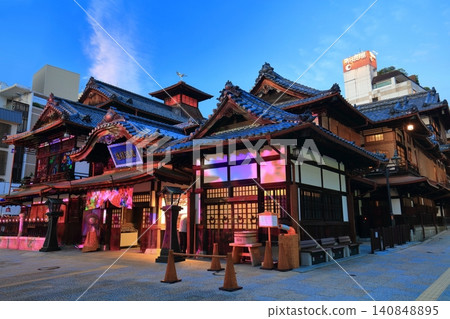 [Ehime Prefecture] Projection mapping at Dogo Onsen Main Building 140848895