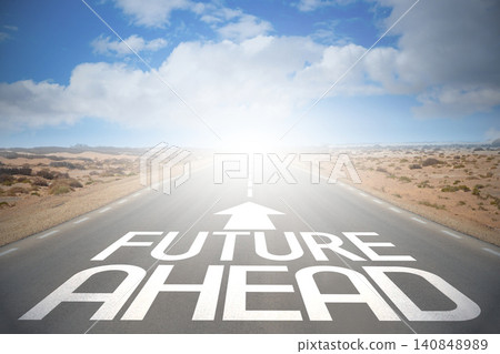 Road concept - future ahead Road concept - future ahead 140848989
