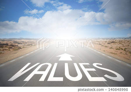 Road concept - values 140848998