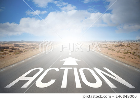 Road concept - action Road concept - action 140849006