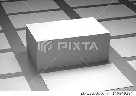 Businesscard mockup on grey background Businesscard mockup on grey background 140849284