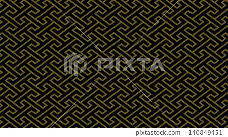 Black and gold "I" character pattern background material Black and gold "I" character pattern background material 140849451