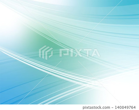 A refreshing blue-green wavy abstract background image. A refreshing blue-green wavy abstract background image. 140849764