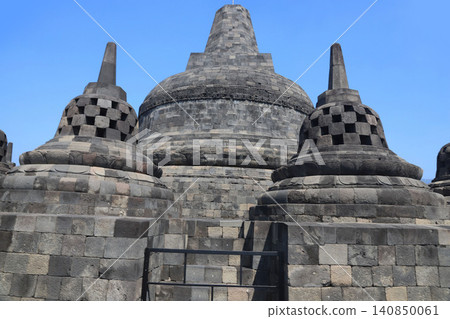Borobudur Temple, Yogyakarta, Java, Indonesia - World Heritage Site - One of the world's three greatest Buddhist sites Borobudur Temple, Yogyakarta, Java, Indonesia - World Heritage Site - One of the world's three greatest Buddhist sites 140850061