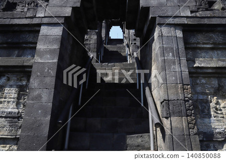 Borobudur Temple, Yogyakarta, Java, Indonesia - World Heritage Site - One of the world's three greatest Buddhist sites Borobudur Temple, Yogyakarta, Java, Indonesia - World Heritage Site - One of the world's three greatest Buddhist sites 140850088