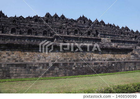 Borobudur Temple, Yogyakarta, Java, Indonesia - World Heritage Site - One of the world's three greatest Buddhist sites Borobudur Temple, Yogyakarta, Java, Indonesia - World Heritage Site - One of the world's three greatest Buddhist sites 140850090