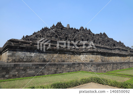 Borobudur Temple, Yogyakarta, Java, Indonesia - World Heritage Site - One of the world's three greatest Buddhist sites Borobudur Temple, Yogyakarta, Java, Indonesia - World Heritage Site - One of the world's three greatest Buddhist sites 140850092