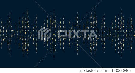 Golden star confetti pattern with glitter texture for festive background. Sparkling border design with scattered stars for Christmas party decorations and celebrations. Vector illustration Golden star confetti pattern with glitter texture for festive background. Sparkling border design with scattered stars for Christmas party decorations and celebrations. Vector illustration 140850462