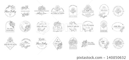 Wedding and brand design logo. Wedding and brand design logo. 140850632