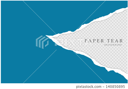 Blue sheet ripped paper background. Blue sheet ripped paper background. 140850895
