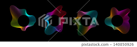 Vector music equalizer and sound wave. Vector music equalizer and sound wave. 140850926