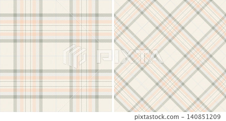 Traditional tartan plaid styling combines a structured check grid with a woven fabric finish. Balanced tones shape a seamless fabric design with classic fabric heritage for interior decor. 140851209