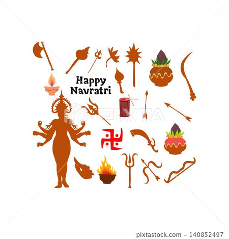 happy navratri celebration poster happy navratri celebration poster 140852497