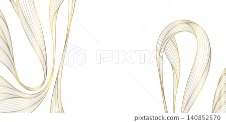 Luxury abstract Japanese wave pattern with elegant golden line art, flowing curves, modern geometric shapes. Premium vector design sea, cloud, water textures, wallpaper, packaging, wine labels Luxury abstract Japanese wave pattern with elegant golden line art, flowing curves, modern geometric shapes. Premium vector design sea, cloud, water textures, wallpaper, packaging, wine labels 140852570