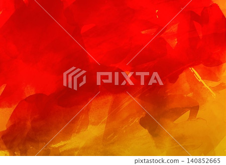 Red abstract watercolor painting Red abstract watercolor painting 140852665