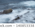 A dramatic morning scene during the rainy season on the coast of Izumo City, Shimane Prefecture. 140853338