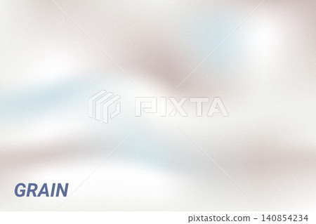 Gradient grain background in gray tan and soft pink for poster backdrop. Subtle noise gradient with stipple grain and abstract blur flow. Vector grunge overlay with retro mocha silk 140854234