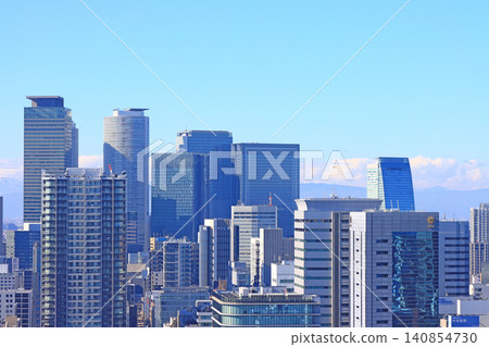 Nagoya City, Aichi Prefecture, scenery of the center of Nagoya City, lined with many skyscrapers Nagoya City, Aichi Prefecture, scenery of the center of Nagoya City, lined with many skyscrapers 140854730