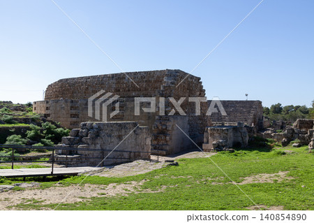 The theatre at Salamis in Northern Cyprus The theatre at Salamis in Northern Cyprus 140854890