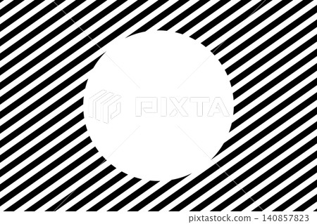 black diagonal stripes with circle in center on white background for your text black diagonal stripes with circle in center on white background for your text 140857823