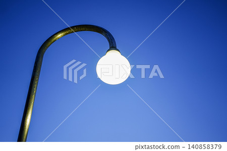 Streetlights, blue sky, minimalist design, lighting, lamps, simple background material, urban landscape Streetlights, blue sky, minimalist design, lighting, lamps, simple background material, urban landscape 140858379
