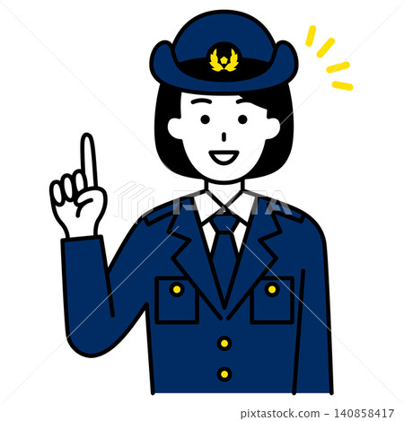 一位女警官想出了一個絕妙的主意 一位女警官想出了一個絕妙的主意 140858417