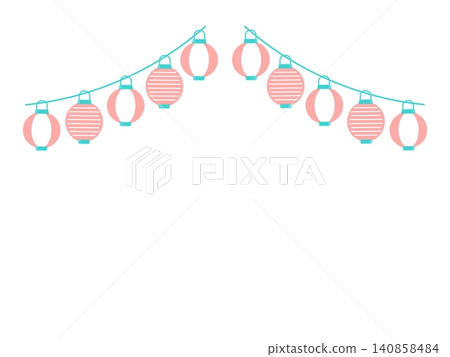 Lantern frame illustration Lantern frame illustration 140858484