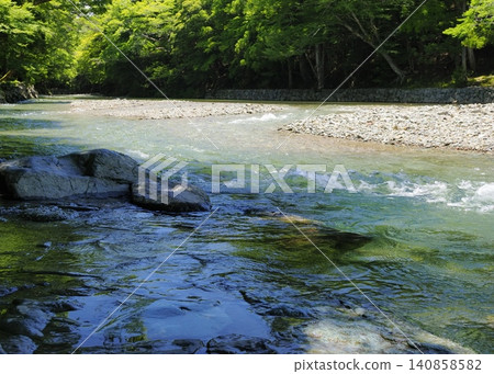 五十鈴河淨化區的純水 五十鈴河淨化區的純水 140858582