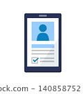 Electronic medical record management screen (smartphone/mobile phone) 140858752