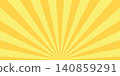Sunrise sunbeam rays, yellow lines background, light 140859291