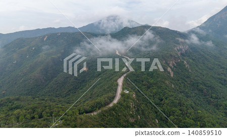 Hong Kong. June 27 2026 Ngong Ping road Hong Kong. June 27 2026 Ngong Ping road 140859510