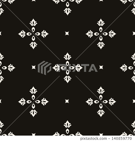 Vector minimal geometric seamless pattern. Small linear element modern lux fabric design textile swatch ladies dress, man shirt all over print block Vector minimal geometric seamless pattern. Small linear element modern lux fabric design textile swatch ladies dress, man shirt all over print block 140859770